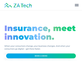 'zatech.com' screenshot
