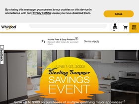 'whirlpool.ca' screenshot