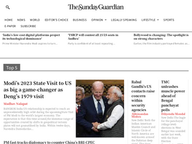 'sundayguardianlive.com' screenshot