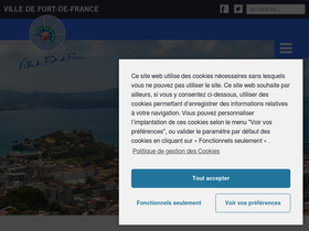 'fortdefrance.fr' screenshot