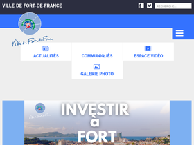 'fortdefrance.fr' screenshot