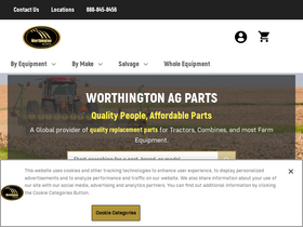 'worthingtonagparts.com' screenshot