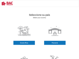 'baccredomatic.com' screenshot