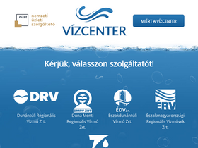 'vizcenter.hu' screenshot