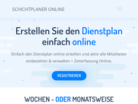 'schichtplaner-online.de' screenshot