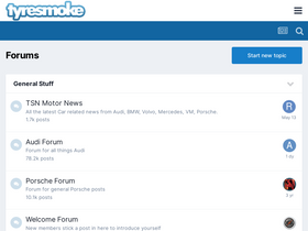 'tyresmoke.net' screenshot