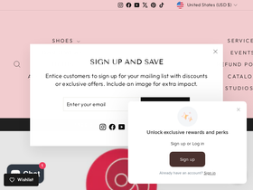 dancegearetc.com homepage screenshot