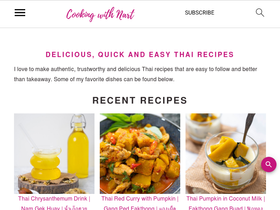 'cookingwithnart.com' screenshot