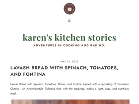 'karenskitchenstories.com' screenshot