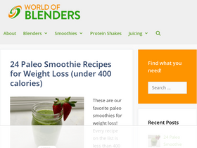 'worldofblenders.com' screenshot