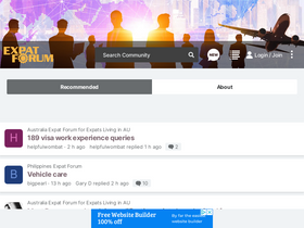 'expatforum.com' screenshot