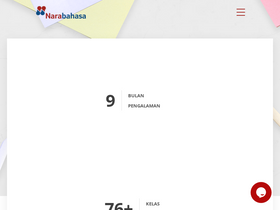 'narabahasa.id' screenshot