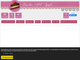 'backen-mit-spass.de' screenshot