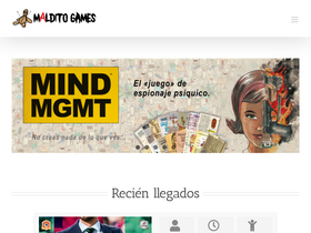 'malditogames.com' screenshot