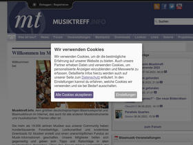 'musiktreff.info' screenshot