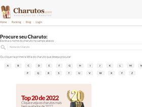 'charutos.com' screenshot