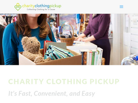 'charityclothingpickup.com' screenshot