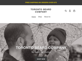 torontobeardcompany.com homepage screenshot