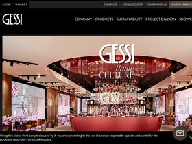'gessi.com' screenshot