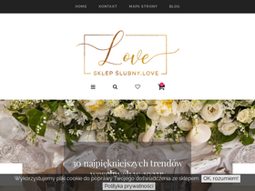 'sklepslubny.love' screenshot