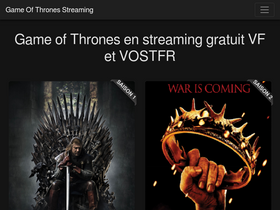 'got-streaming-vostfr-vf.com' screenshot