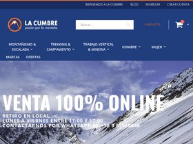 'lacumbreonline.cl' screenshot