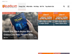 'tip.edu.vn' screenshot
