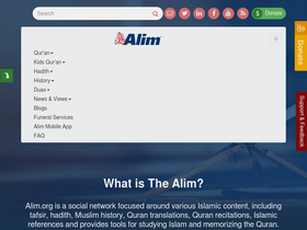 'alim.org' screenshot