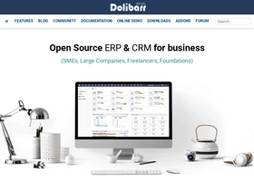 'dolibarr.org' screenshot
