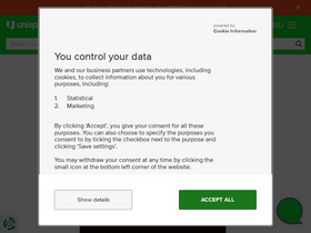 'unisportstore.com' screenshot