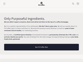 fitcoffeeco.com homepage screenshot
