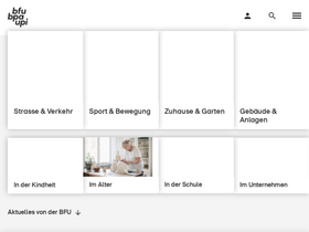 'bfu.ch' screenshot