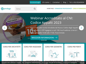 'pedago.it' screenshot