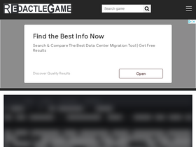'redactlegame.com' screenshot