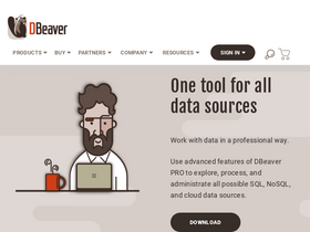 'dbeaver.com' screenshot