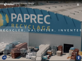 'paprec.com' screenshot