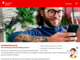 'sparkasse-meissen.de' screenshot