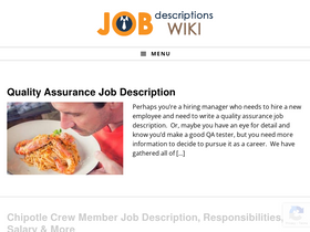 jobdescriptionswiki.com