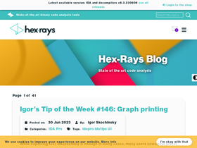 Igor's tip of the week: Season 01 – Hex Rays