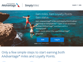 'simplymiles.com' screenshot