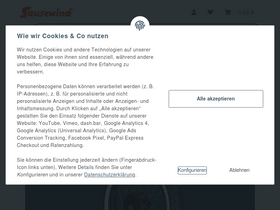 'sausewind-shop.com' screenshot