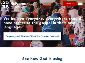 'reframeministries.org' screenshot