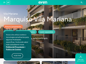 'even.com.br' screenshot