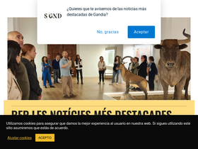 'somgandia.com' screenshot