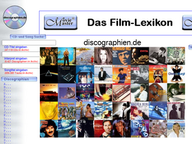 'discographien.de' screenshot