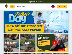 'deconinck-fishing.com' screenshot