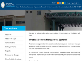 'iitp.ac.in' screenshot