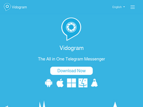 'vidogram.org' screenshot