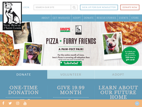 'strayrescue.org' screenshot
