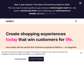 'nosto.com' screenshot
